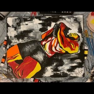 Acrylic painting on canvas